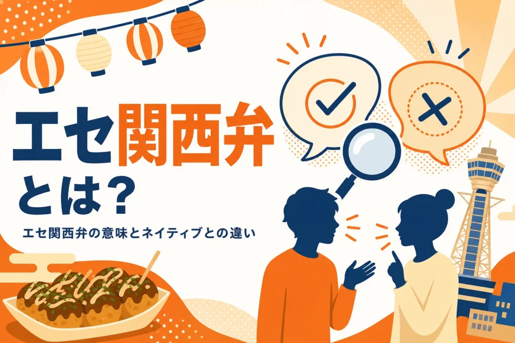 エセ関西弁とは何かを紹介する記事のアイキャッチ