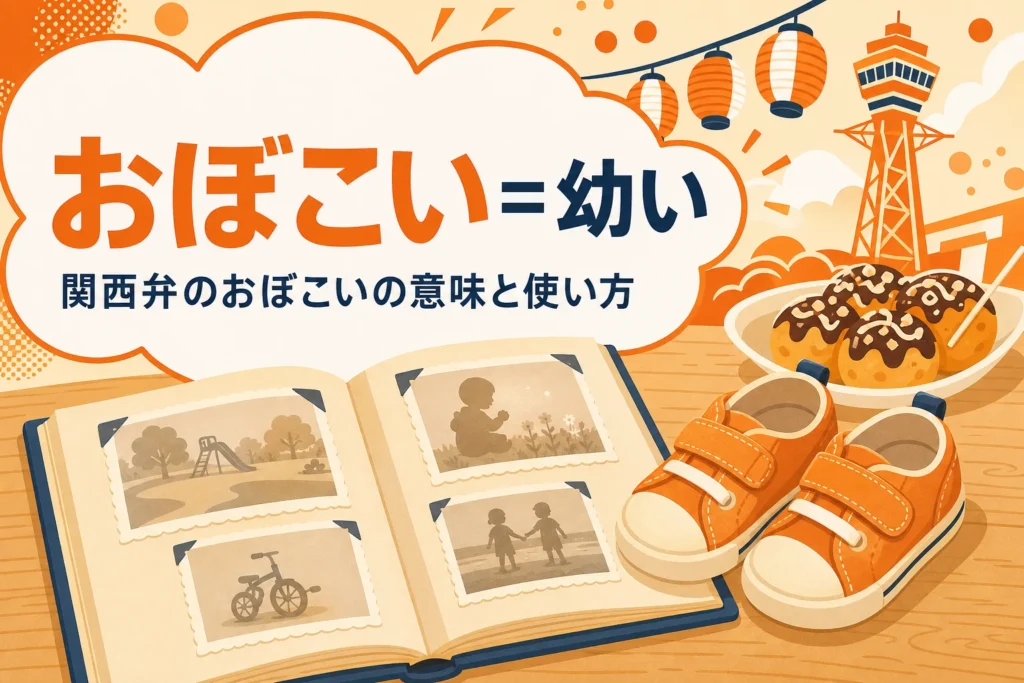 関西弁のおぼこいの意味を表すアイキャッチ